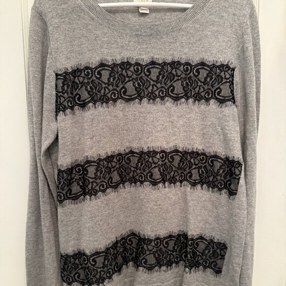 Decorative trimming of BLACK LACE by J,Crew - Picture 1 of 3